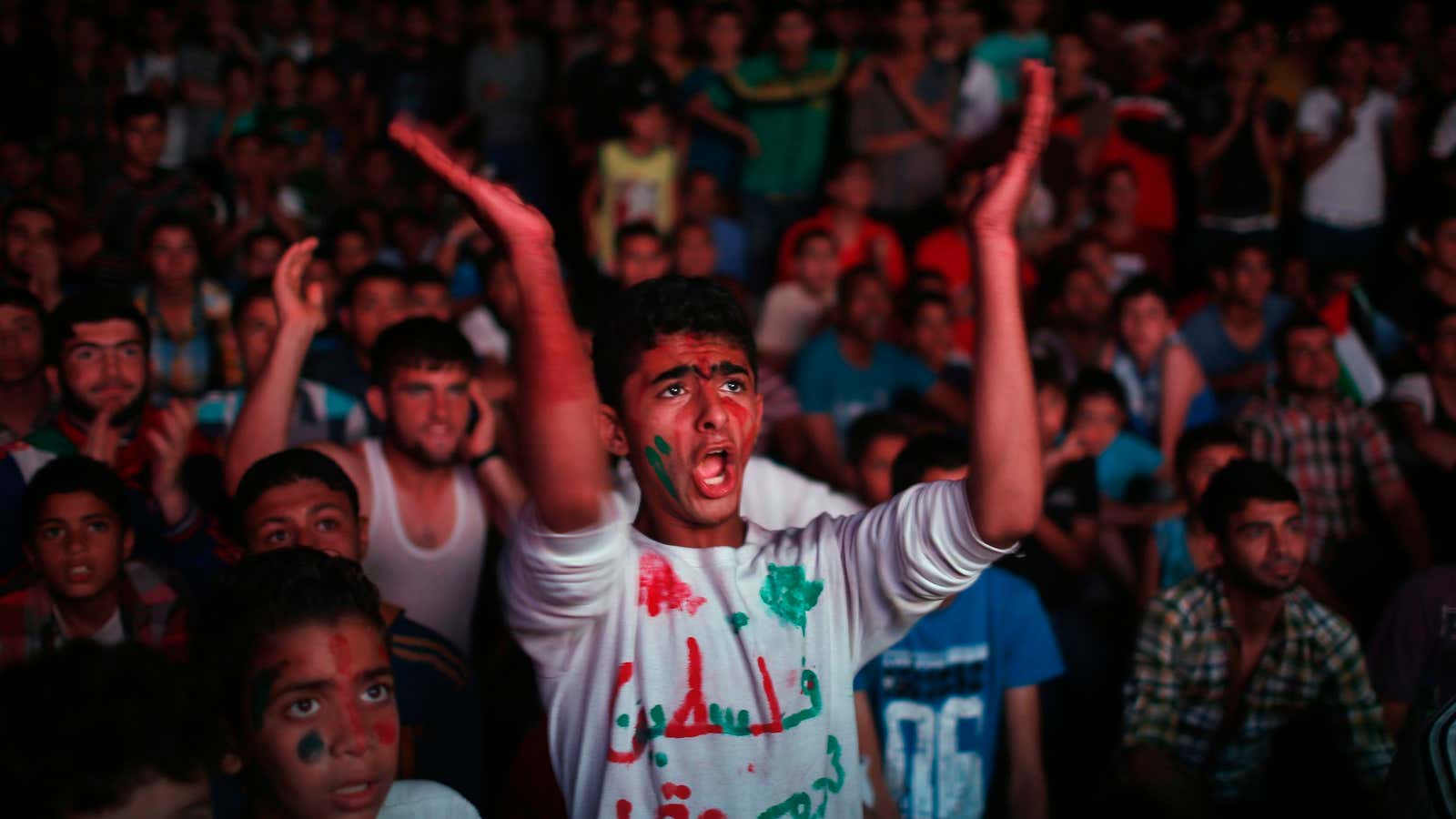 Palestinian soccer fans have something to cheer about.