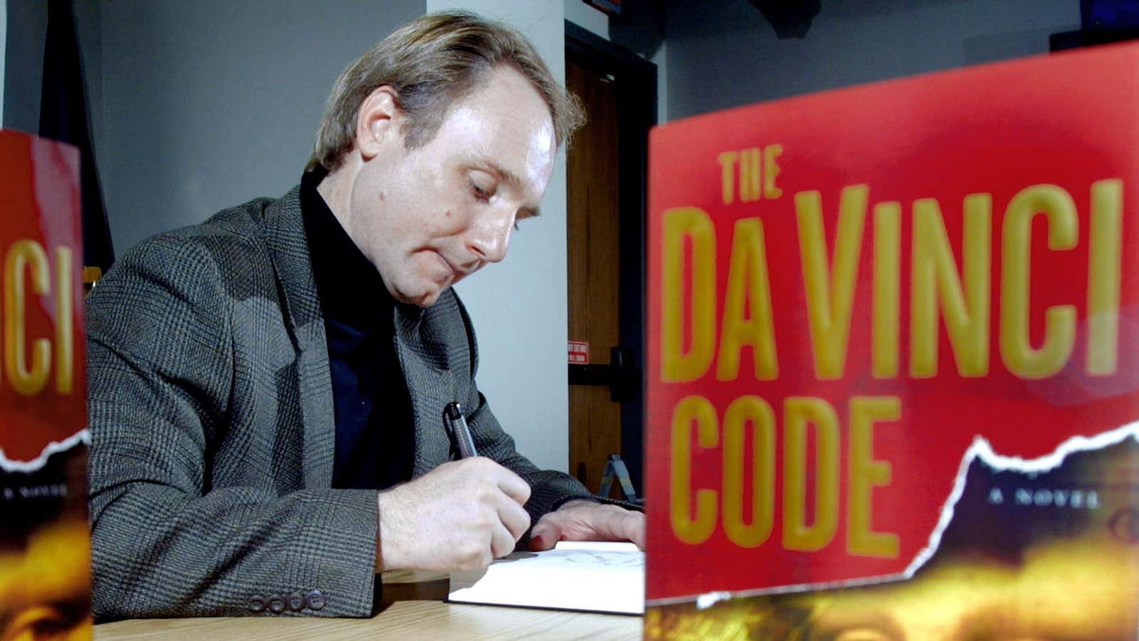 So you want to be a bestselling author? Dan Brown can teach you.