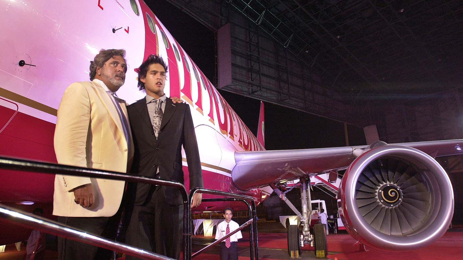Workers haven’t been paid in months but owner Vijay Mallya and heir-apparent Sid Mallya are still living the high life, according to their own tweets.