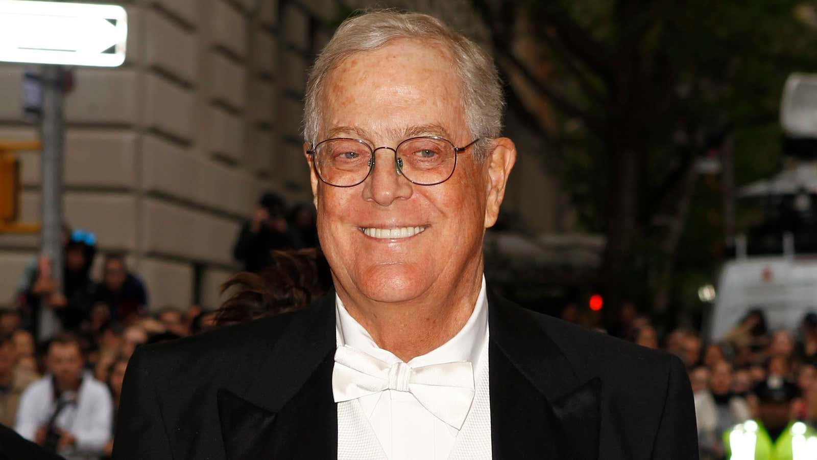 Billionaire David Koch doesn’t want millennials to be happy paying taxes.