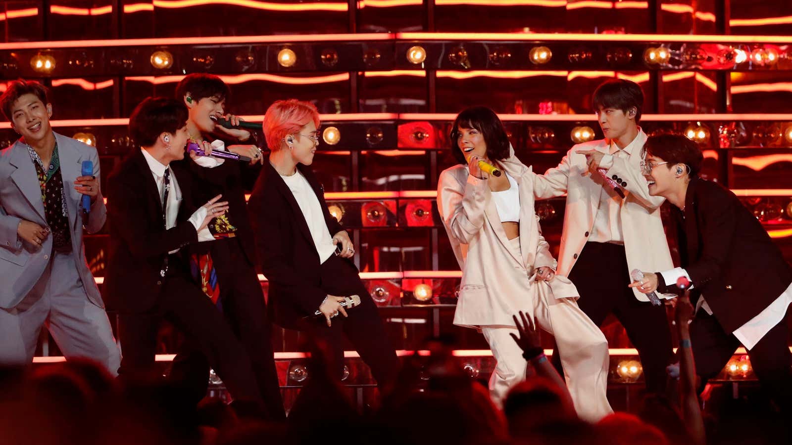 BTS at the 2019 Billboard Music Awards on May 1.