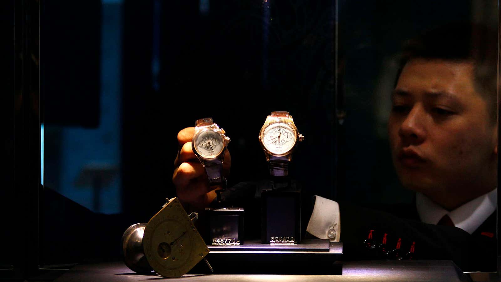 Dark times for Swiss watchmakers in China.