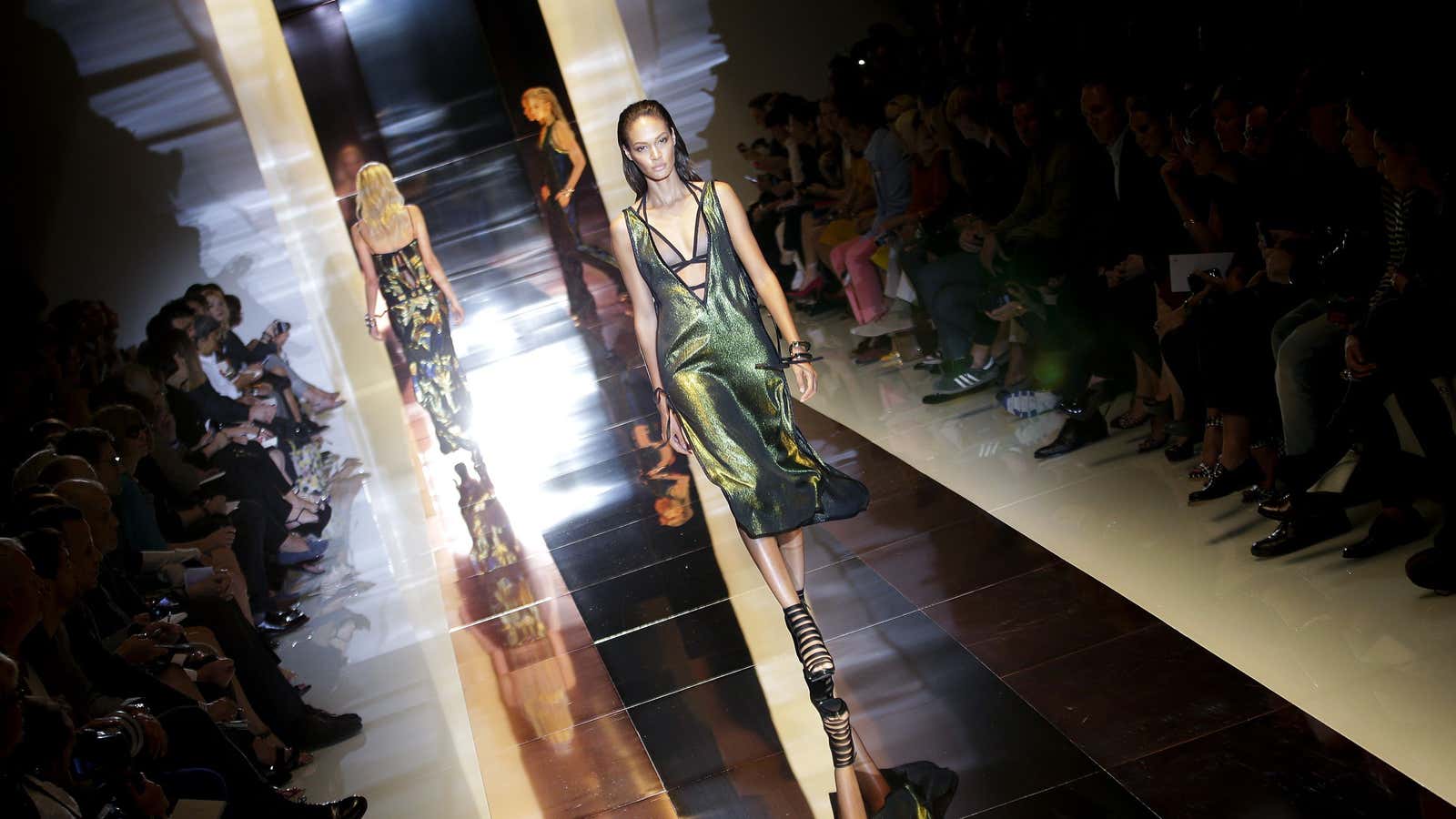 Gucci’s parent company, Kering, wants more green off the runway, too.