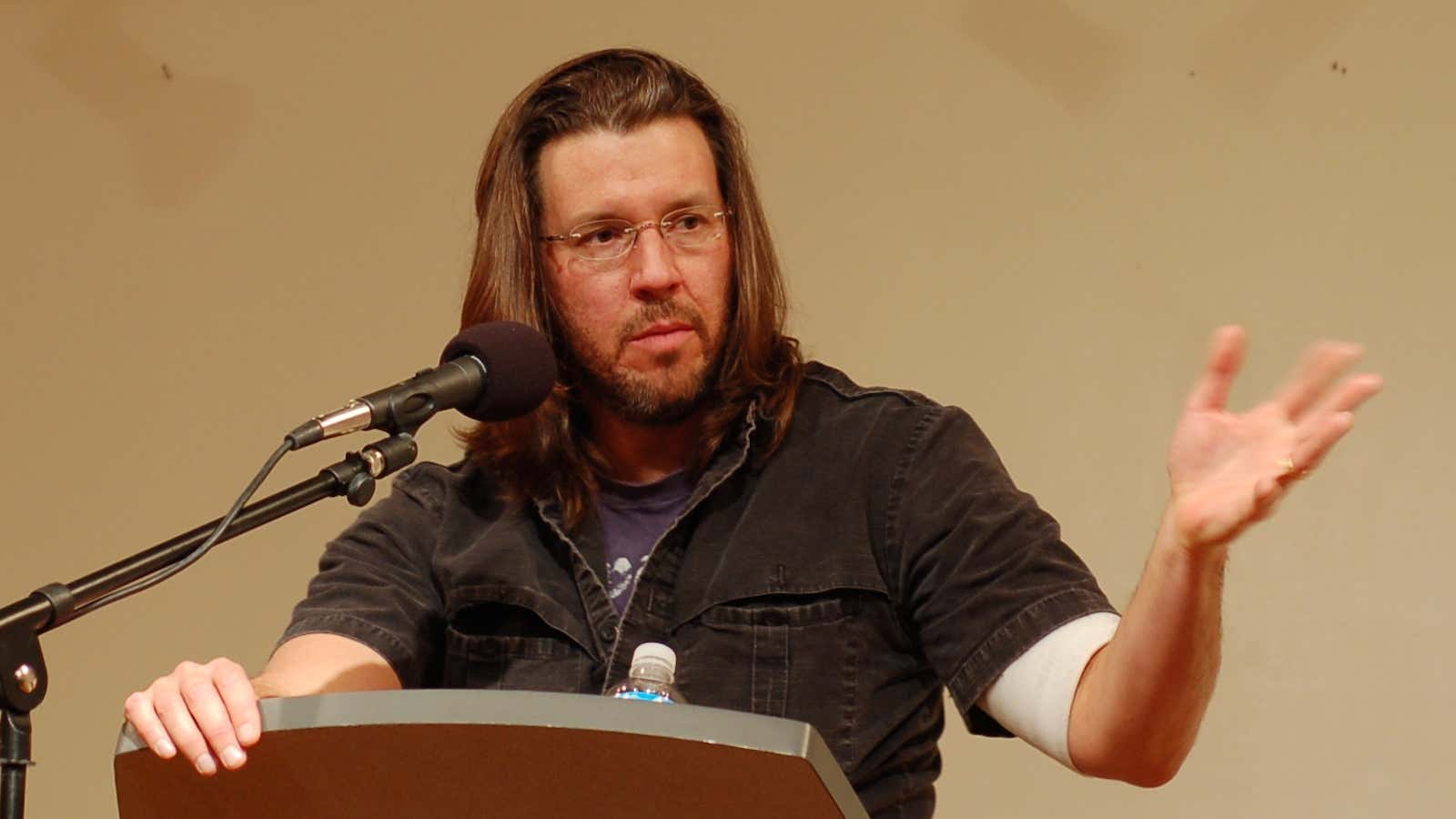 David Foster Wallace delivers his famous “This Is Water” speech at Kenyon College’s 2005 commencement.