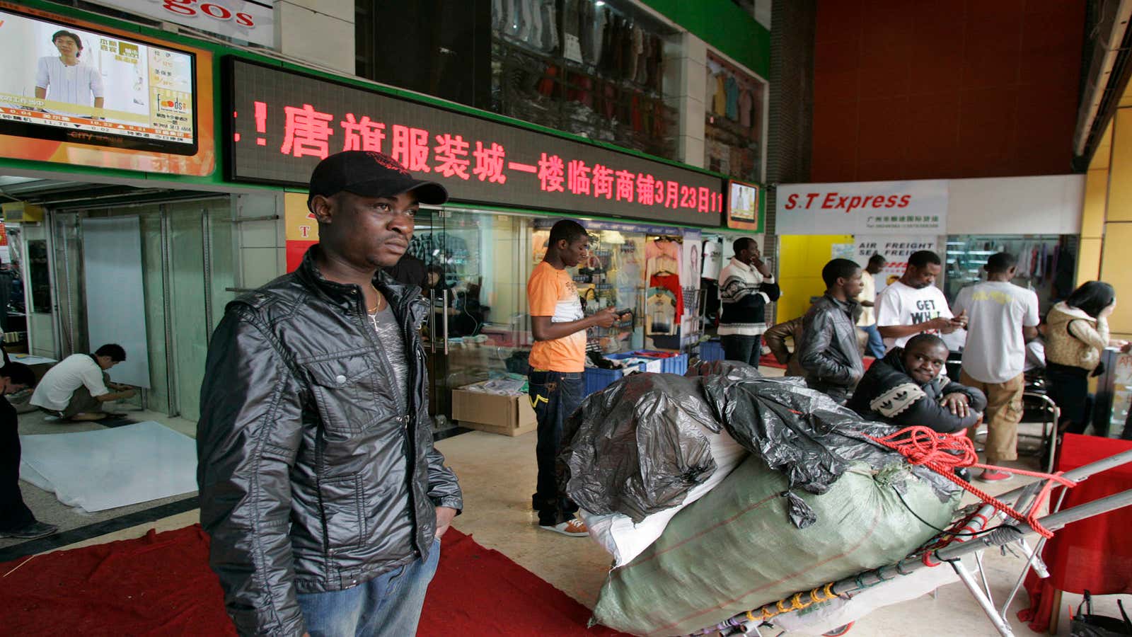 African traders in Guangzhou.
