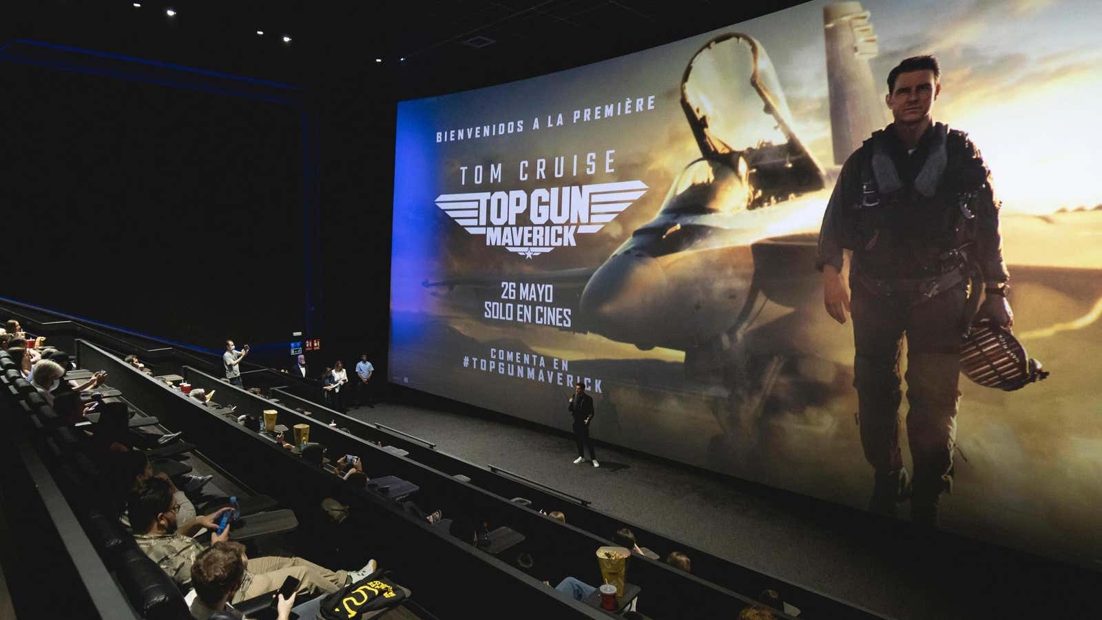  A &quot;Top Gun: Maverick&quot; screening event in Barcelona, Spain in May. 