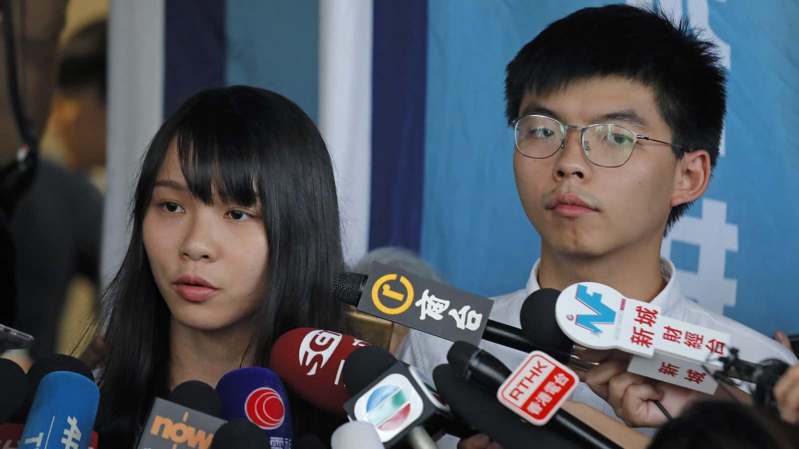 Joshua Wong and Agnes Chow are out of jail—for now.