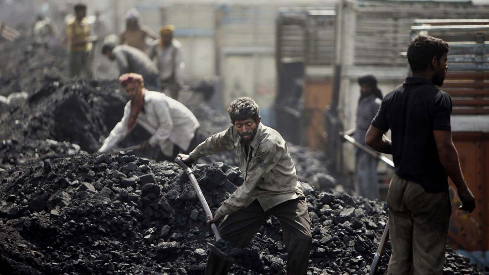 Work has stopped at over half of Coal India’s production units.