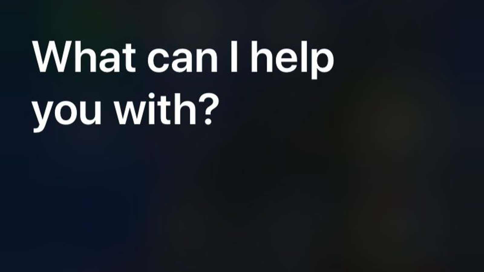 You tell me, Siri.