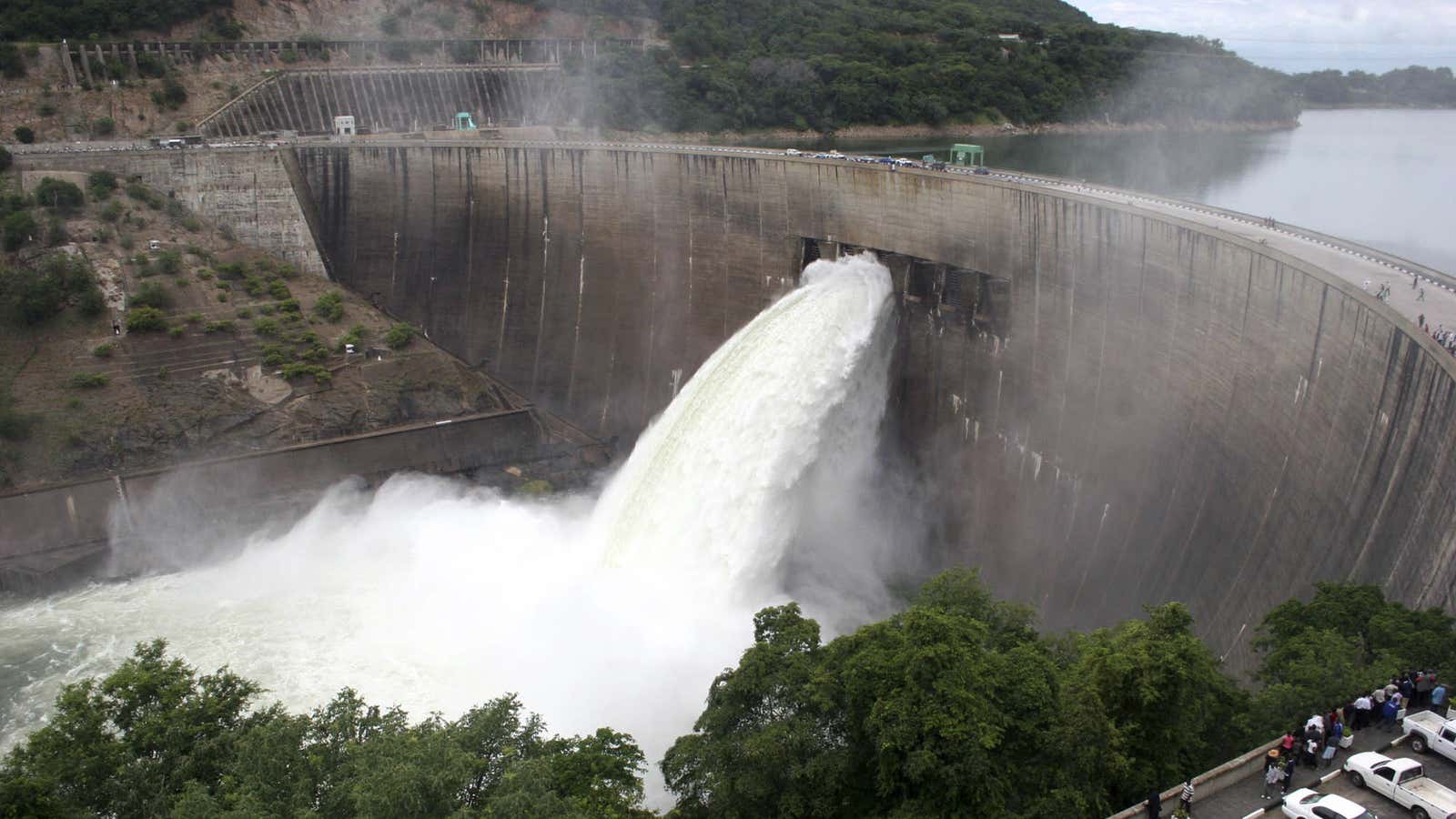 Lake Kariba which is a key source of hydroelectric power supply has been experiencing low water levels.