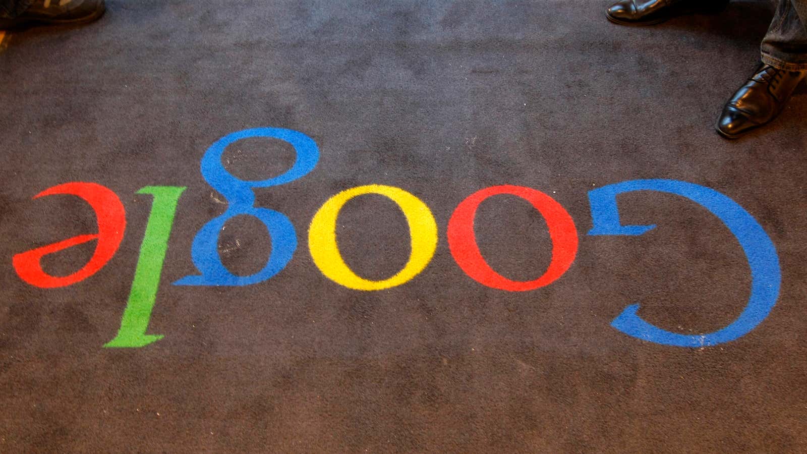 The carpet at Google’s office in Paris