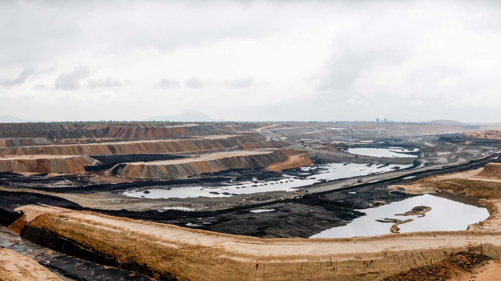 The Adani-run PEKB coal mine in Surguja, Chhattisgarh, India.