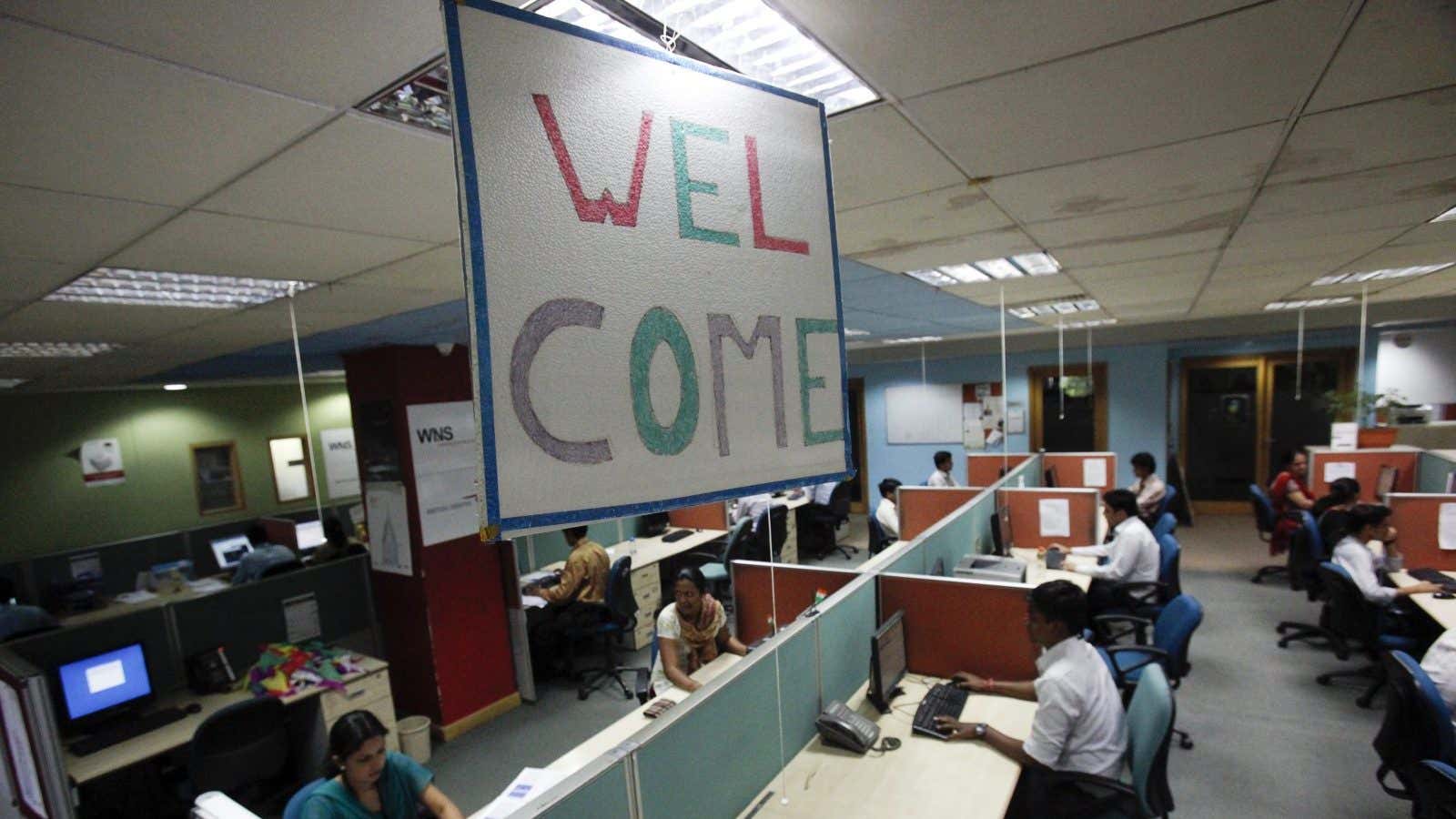 Making employees feel welcome.