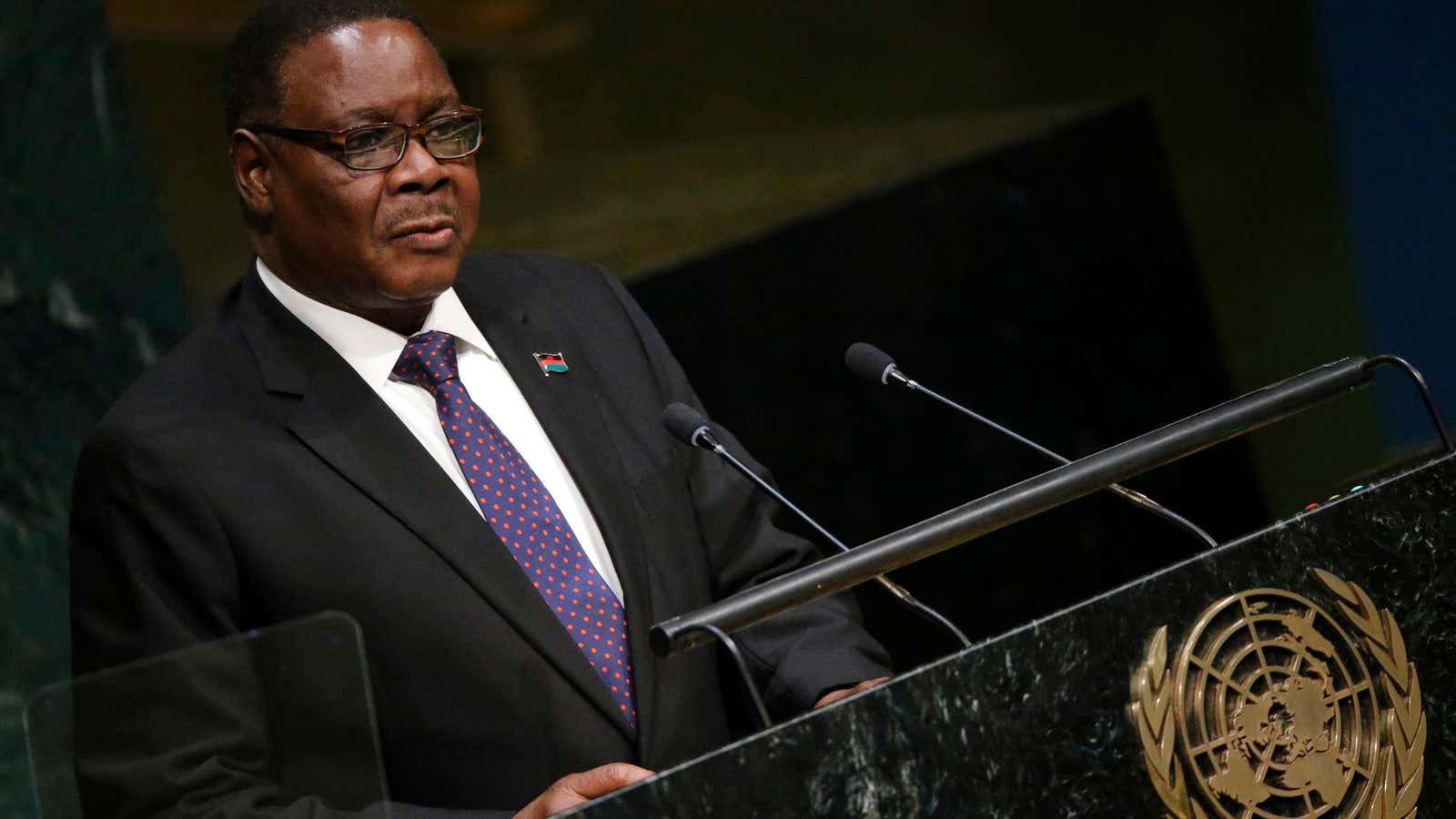 Mutharika was last seen at the United Nations General Assembly.