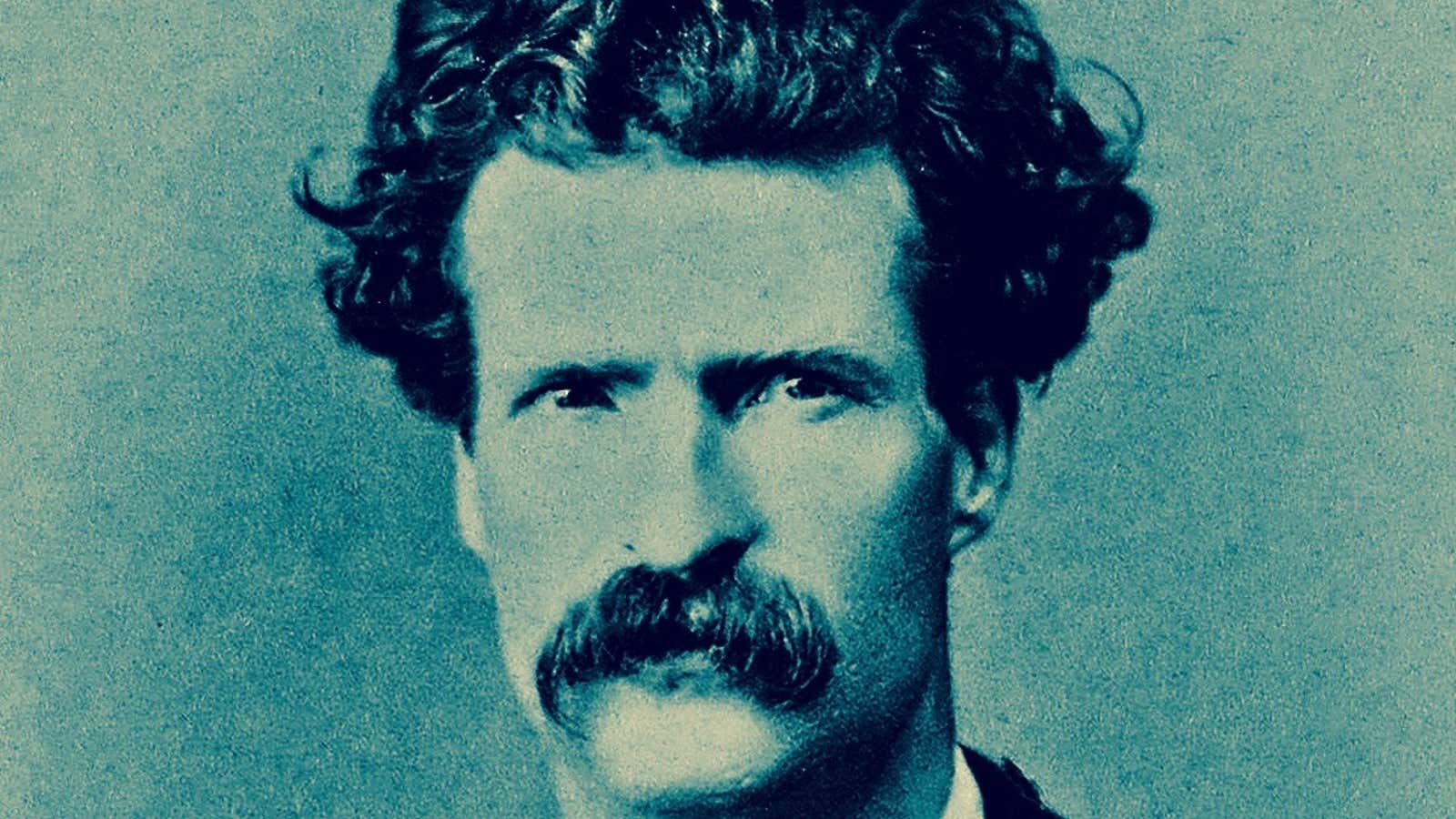 Mark Twain, the original presidential impeachment commentator.