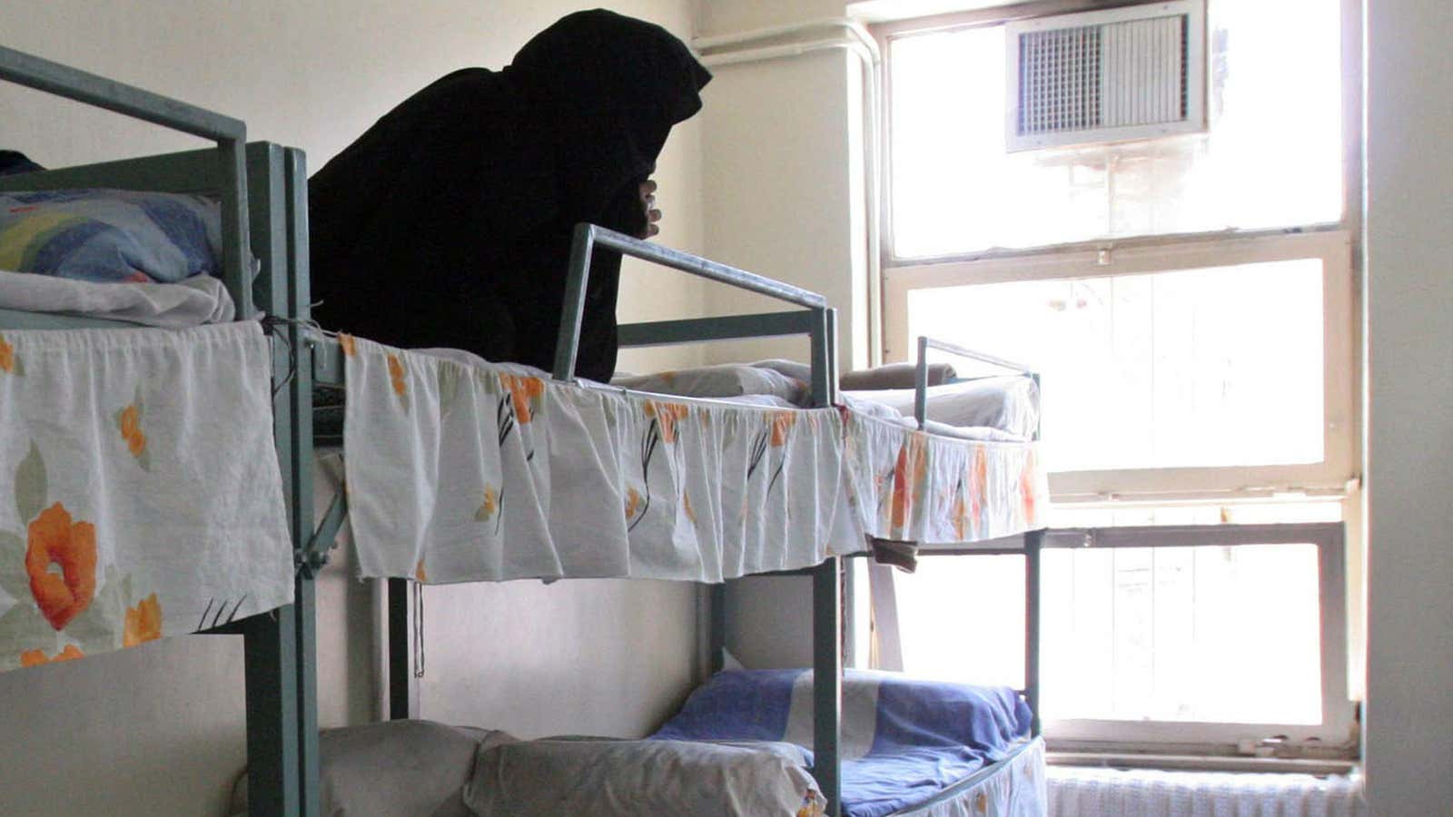 A female prisoner at Tehran’s Evin Prison.