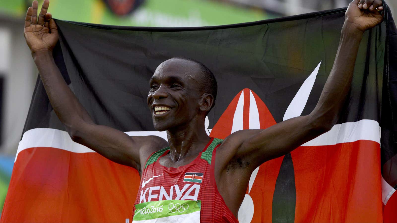 Eluid Kipchoge won one of Kenya’s six gold medals in Rio.