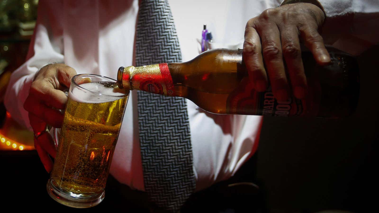 No drinking and voting.