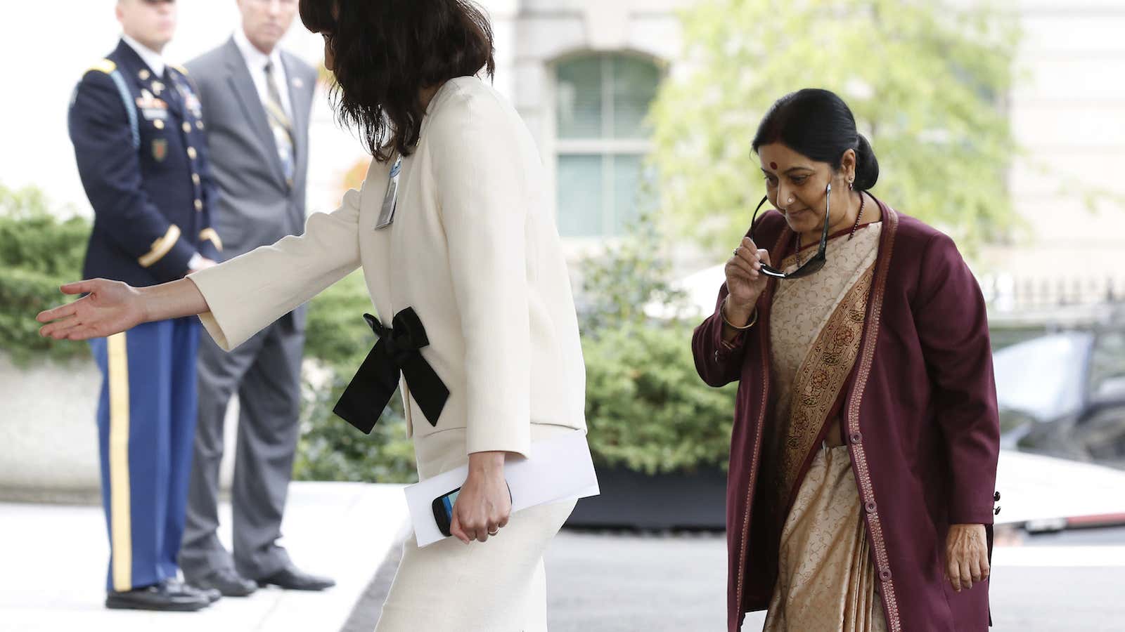 Swaraj in Washington.