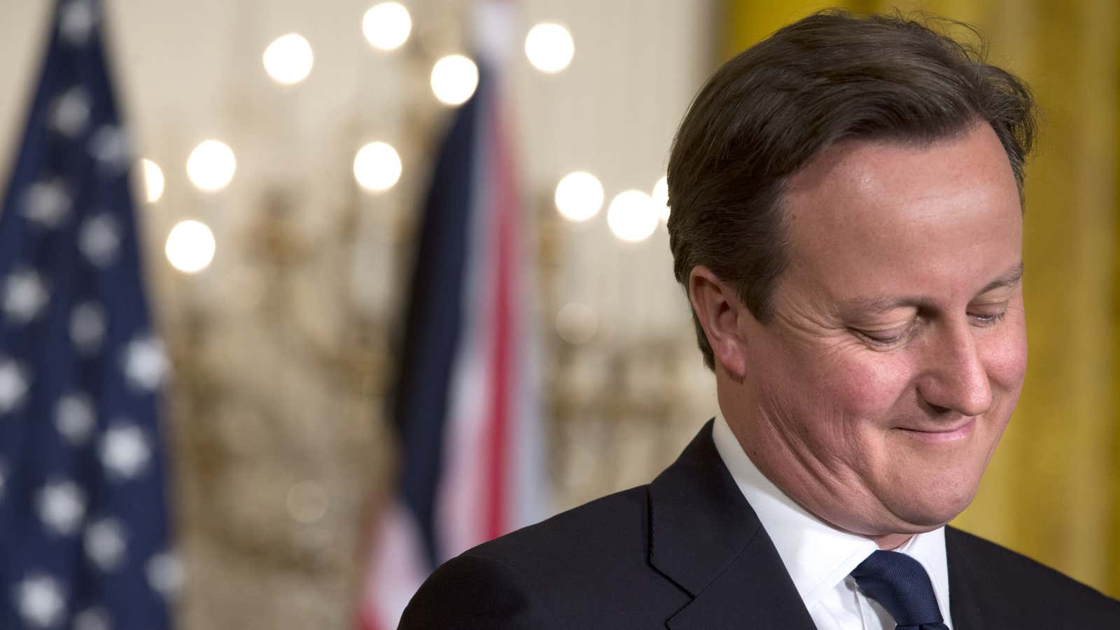 UK prime minister David Cameron’s austerity policies  have had a tough run lately.
