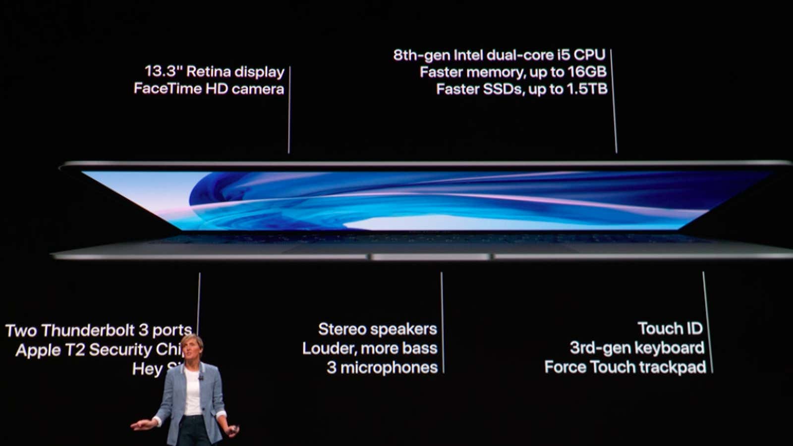 The new MacBook Air.