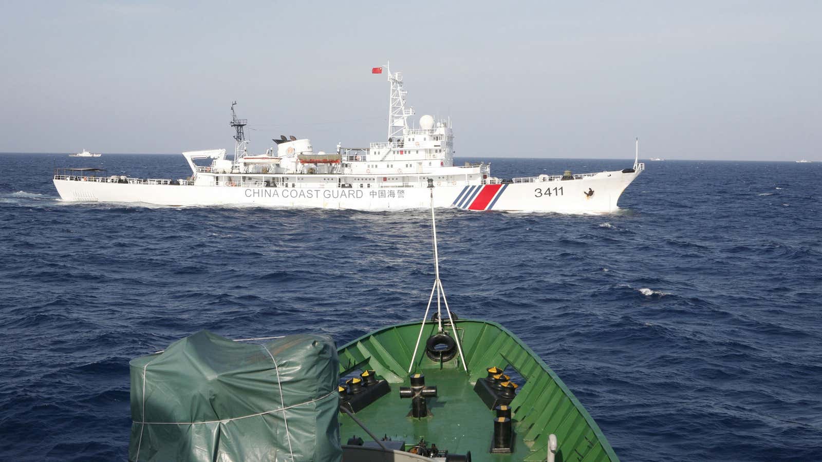 The Chinese Coast Guard is getting some extra help.