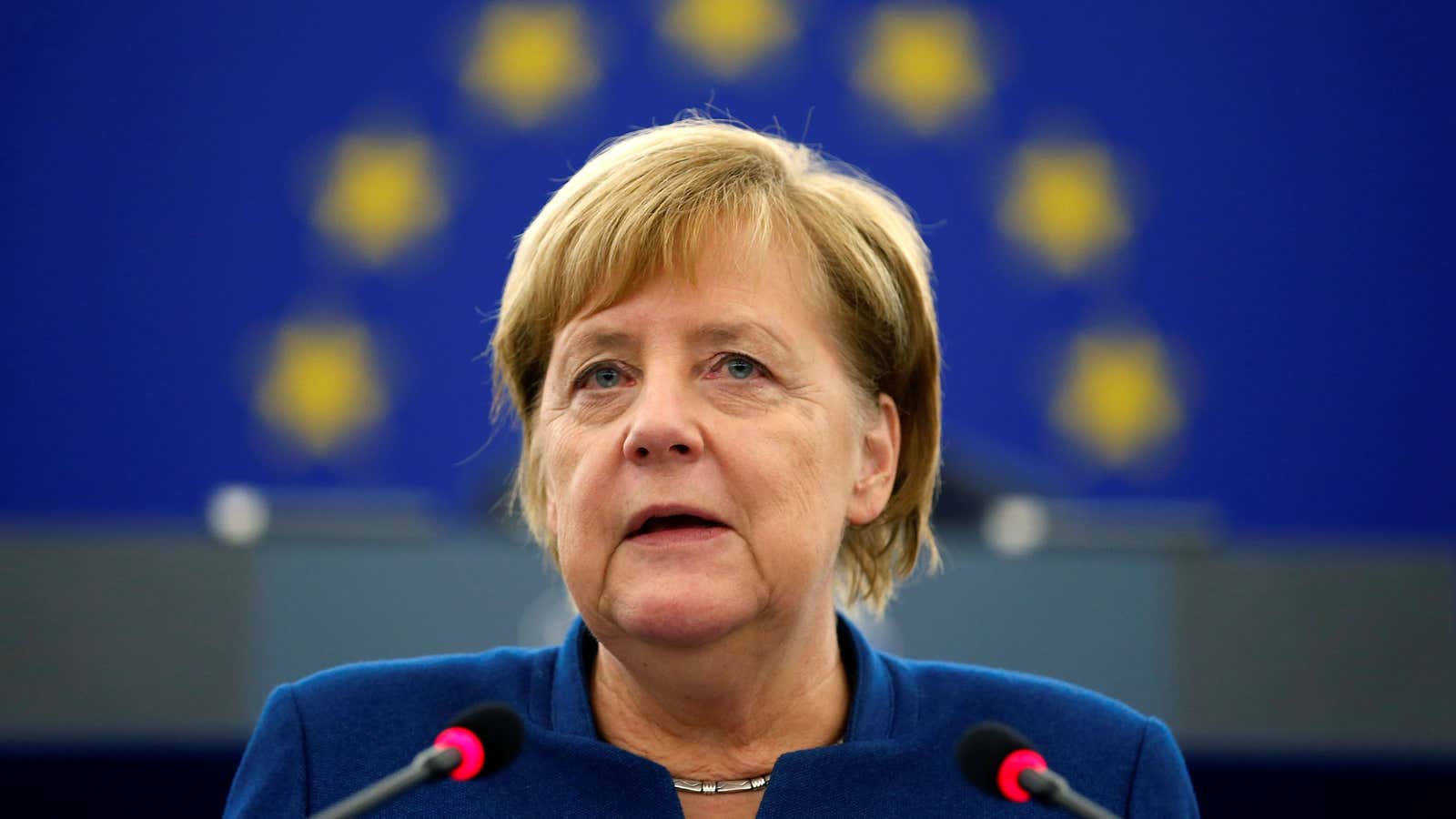 Angela Merkel lays out her vision for Europe.