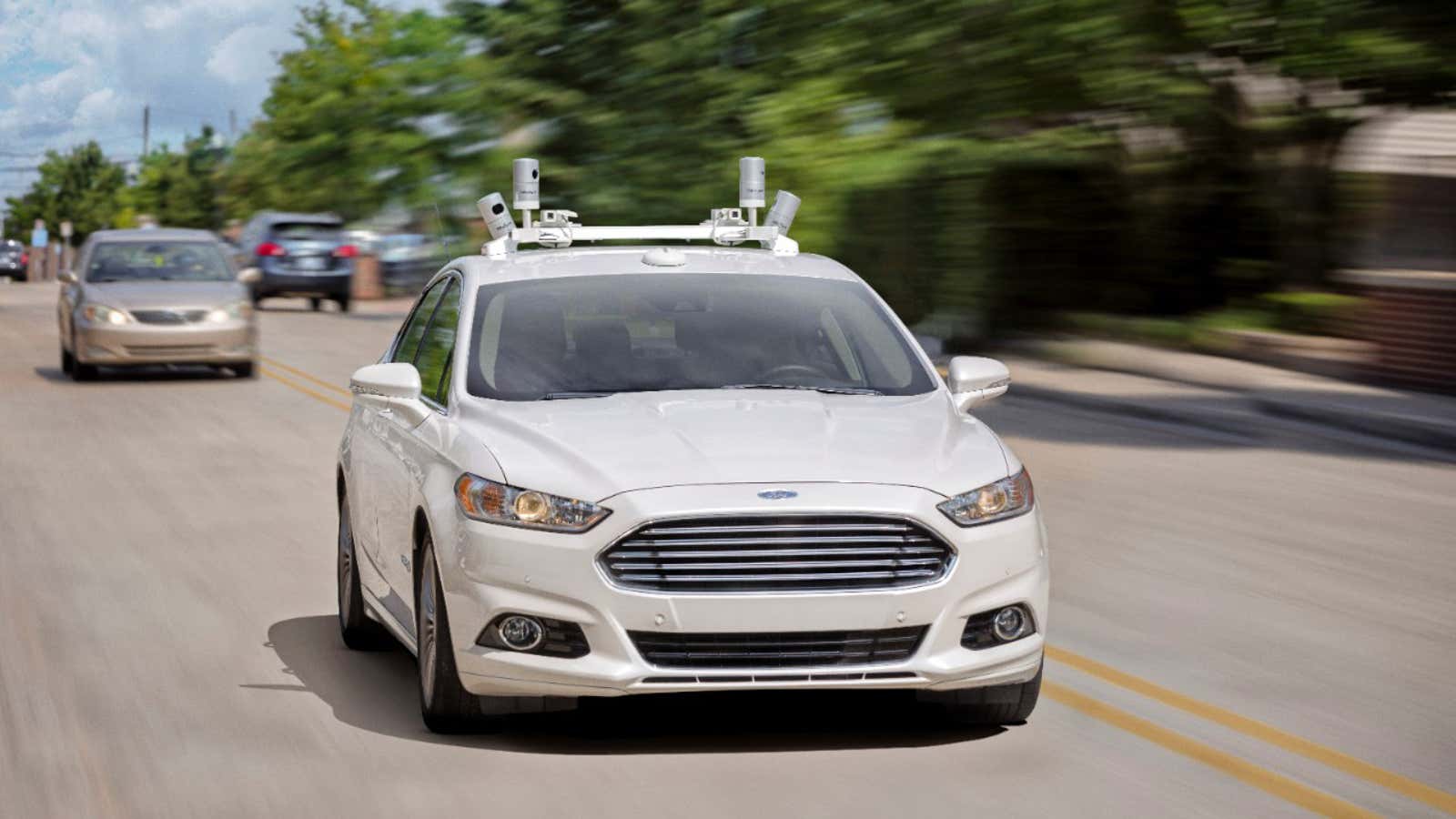 Coming soon: A driverless Ford.