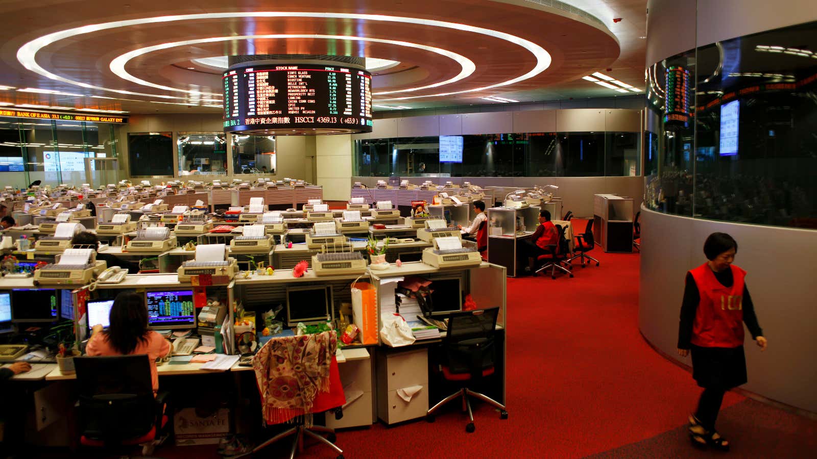 Was the Hong Kong stock exchange scene of a crime?