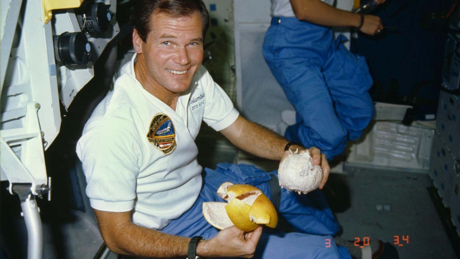 Bill Nelson in space.