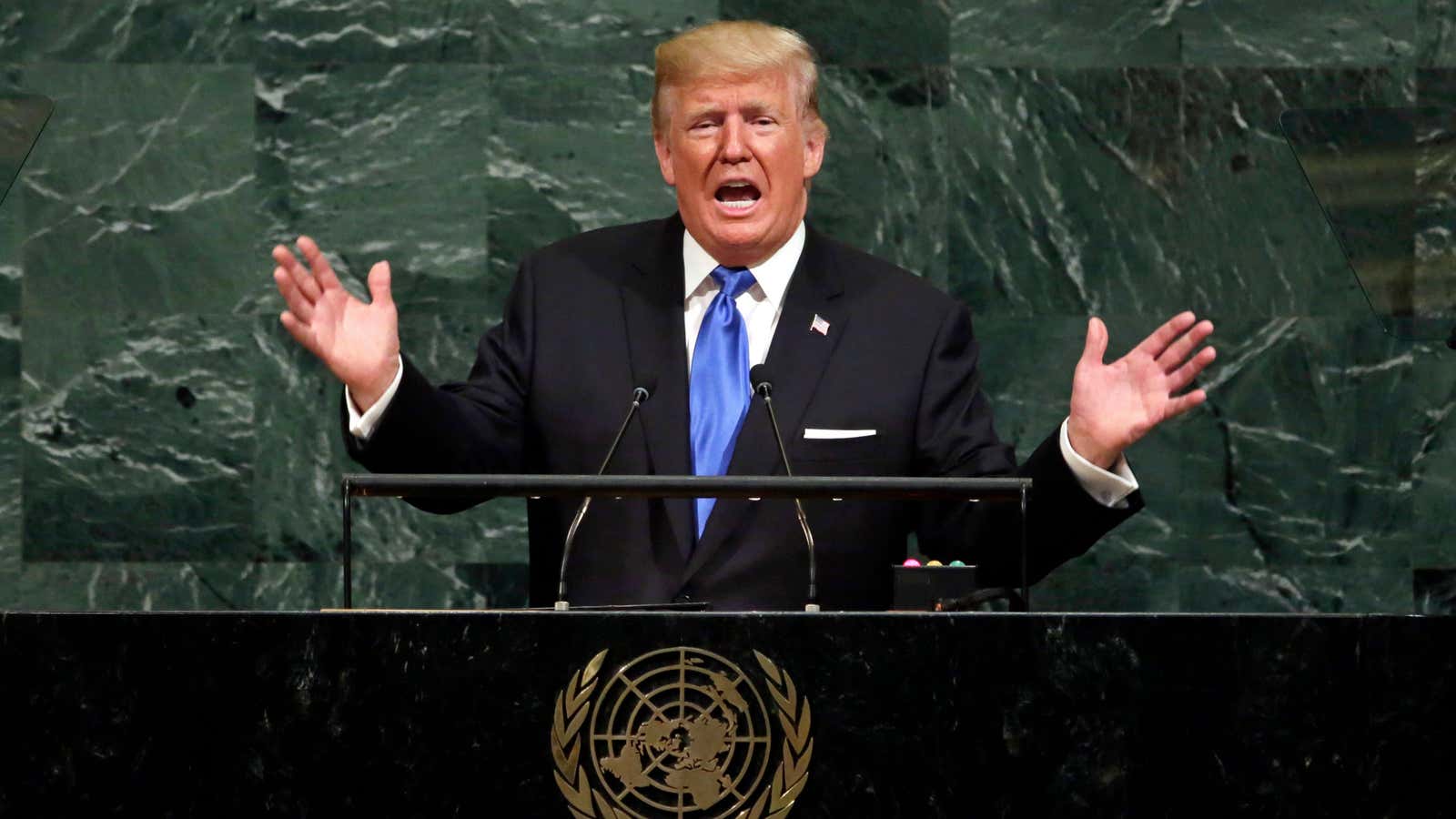 In 2017, Trump attacked Iran from the UN podium.