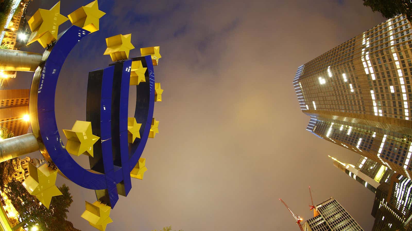 The world of European finance is topsy turvy right now.