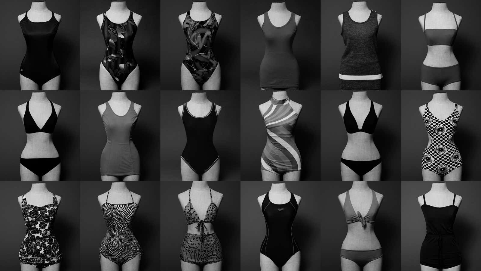 A sampling of Leanne Shapton’s swimsuits.