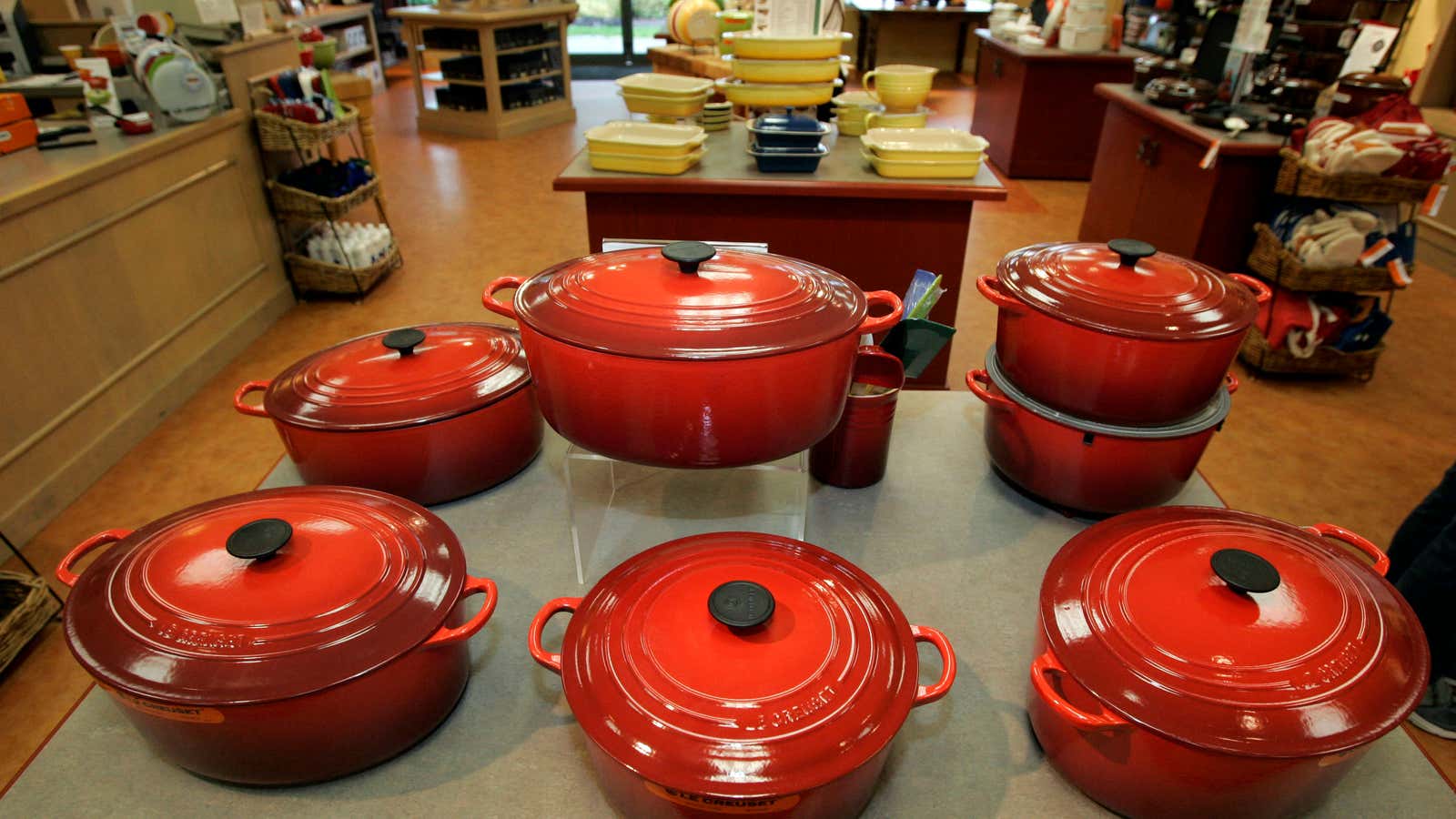 Covetable cookware.
