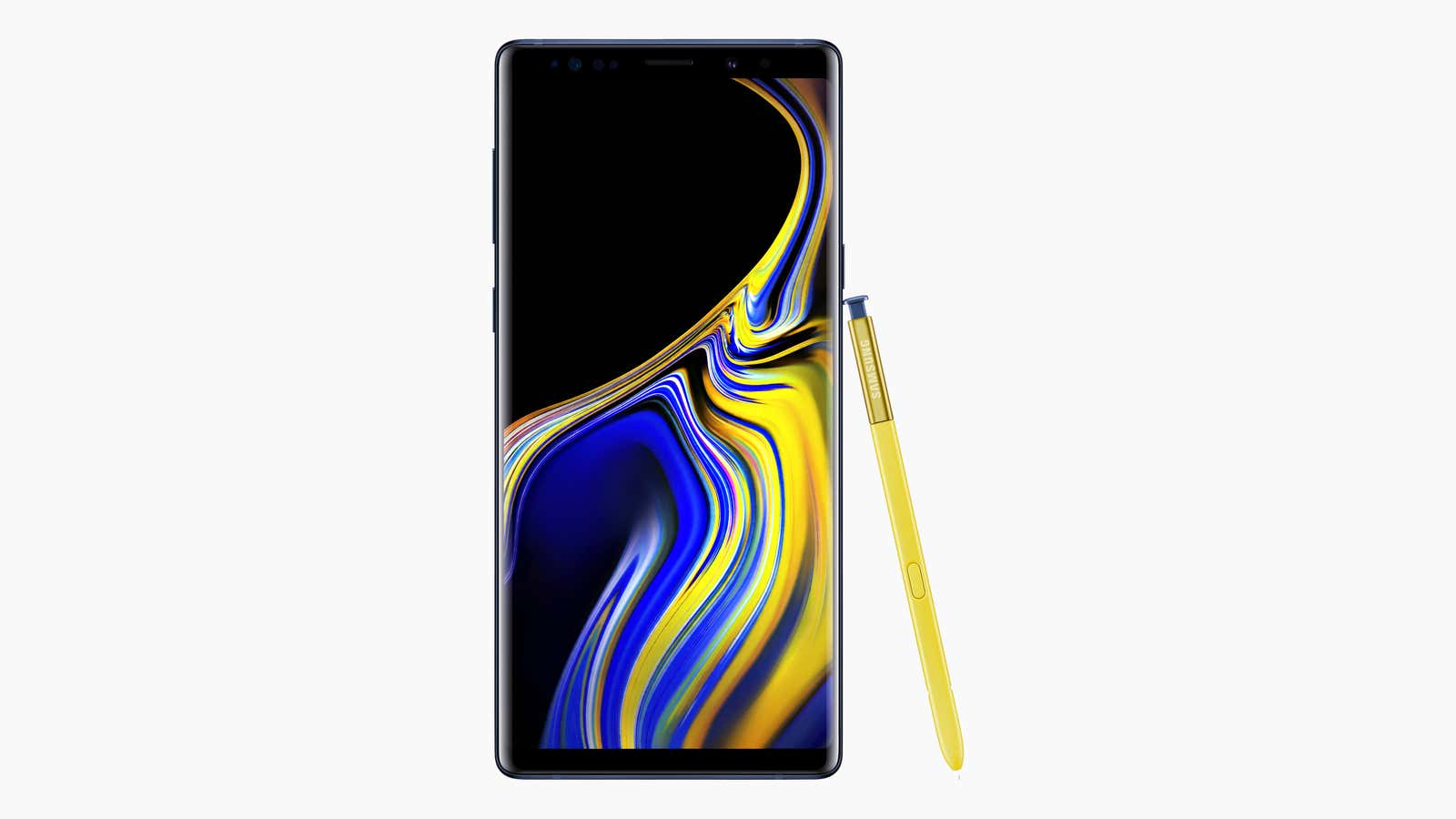 The Samsung Galaxy Note 9.