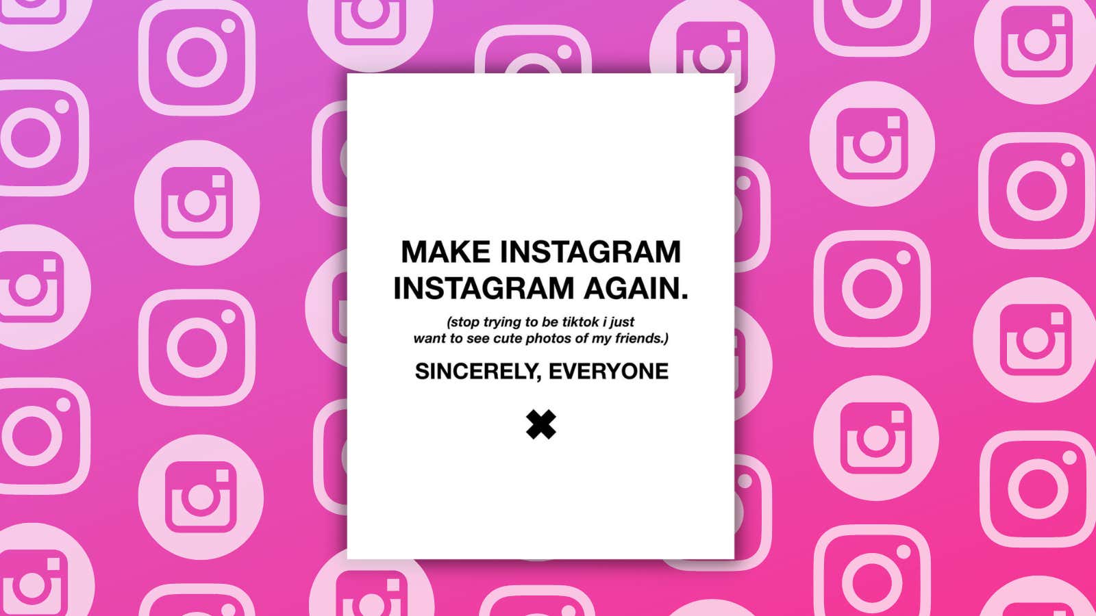 Meet the Photographer Behind the Viral 'Make Instagram Instagram Again' Meme