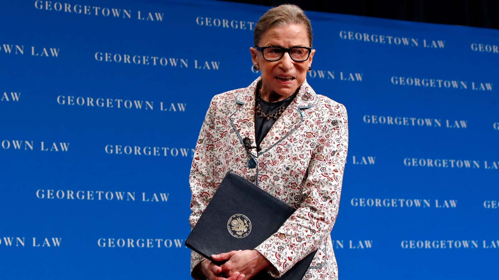 RBG is taking some time off to recover from a fall in which she broke three ribs.