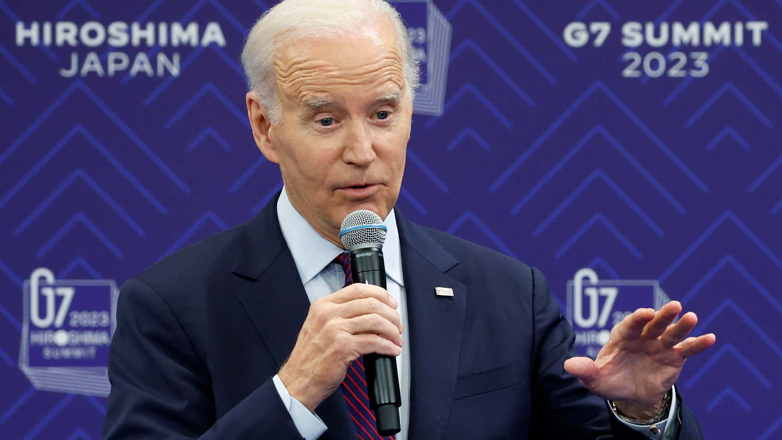 Joe Biden addresses debt ceiling questions at the G7 Summit
