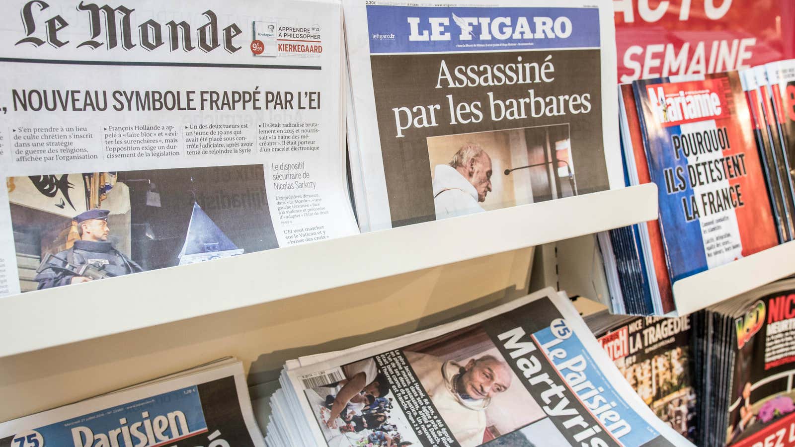 In a massive attempt to stop the spread of terror, French media are no longer publishing photos of terrorists
