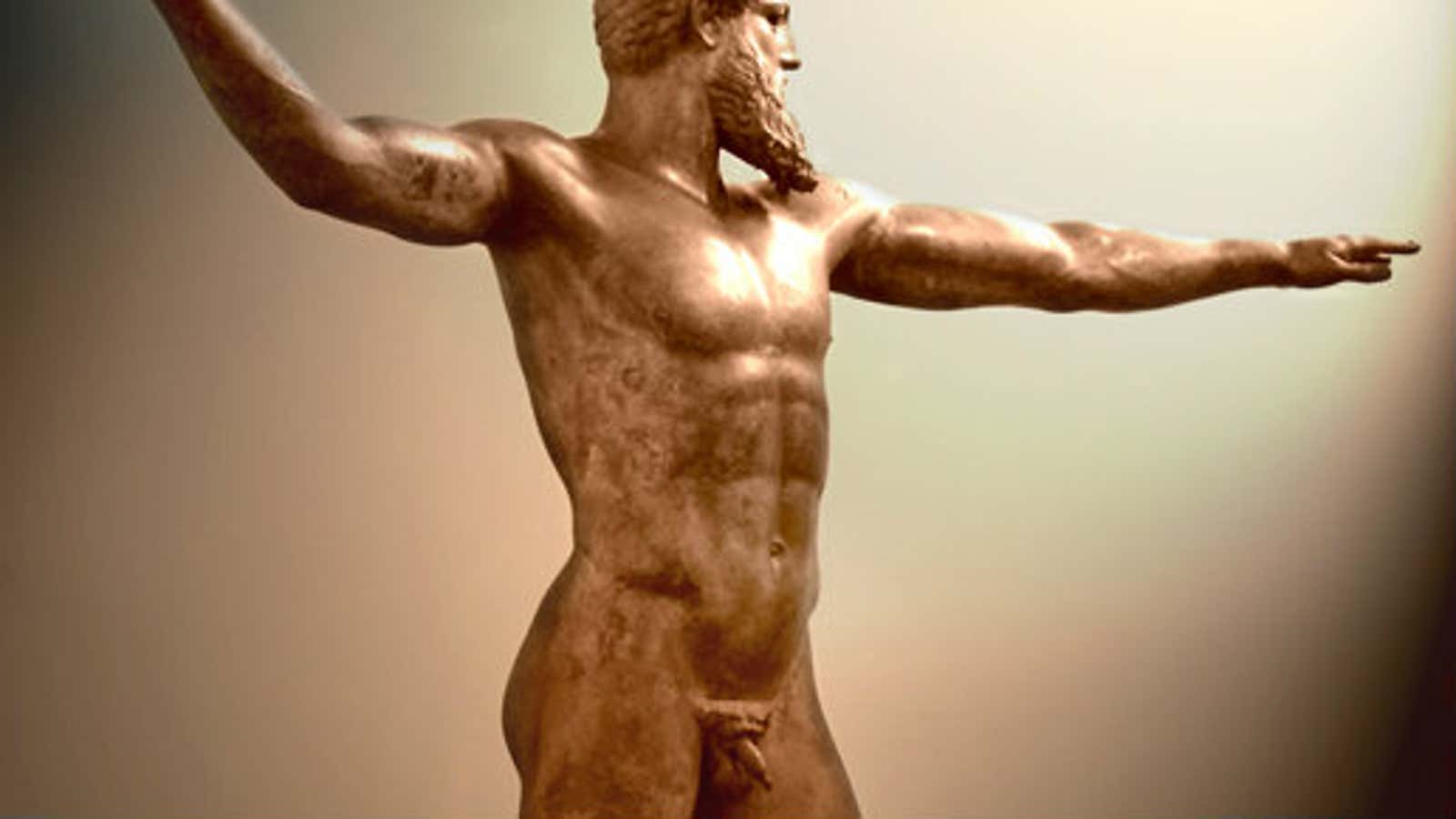 In ancient Greece, the most impressive men had small penises.