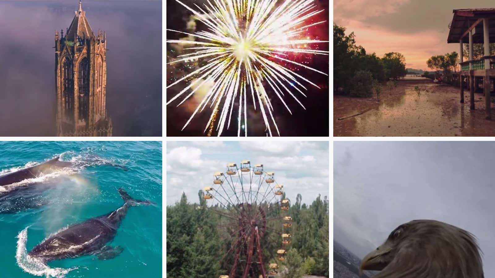 The 17 best drone videos that gave a whole new perspective to 2014