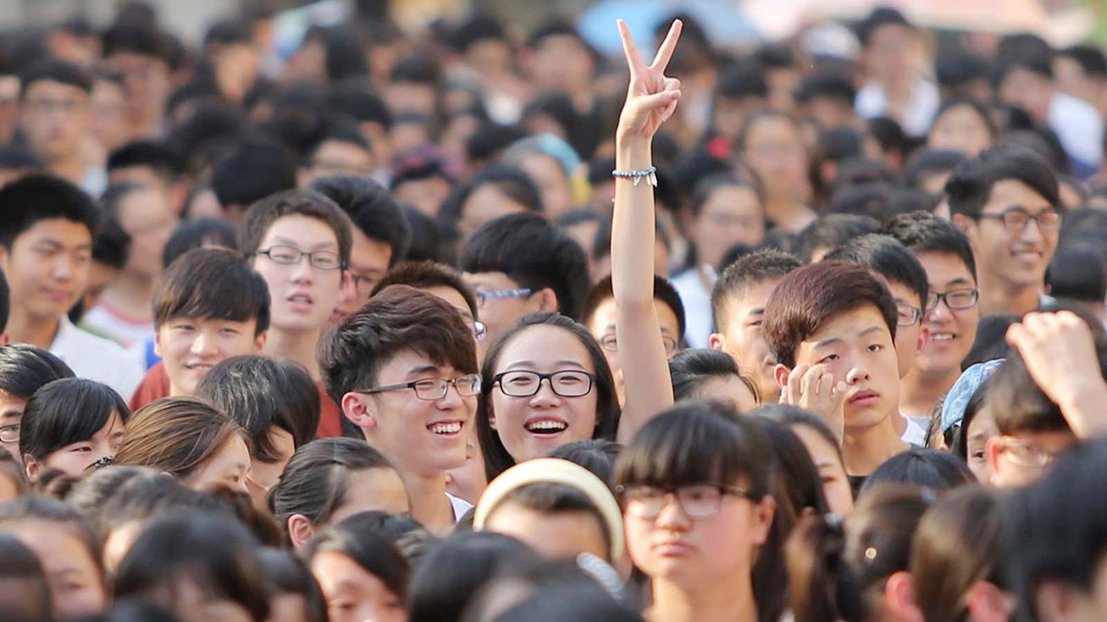 Good news for China’s high school students.