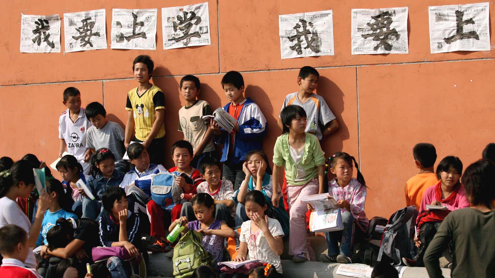 Children of migrant workers are unable to enroll in public schools because of restrictive permit system.