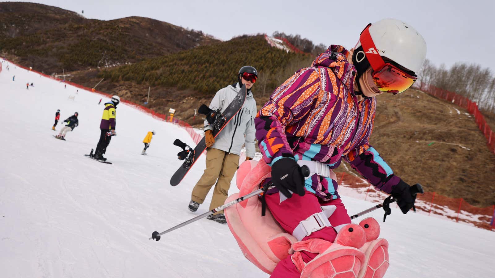 China’s snow sports economy is only in its infancy but quickly picking up speed.
