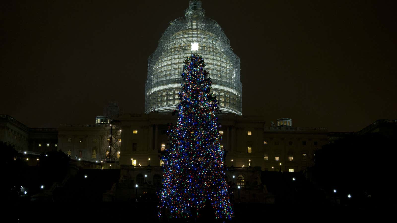 Congress is trying really hard not to ruin Christmas.