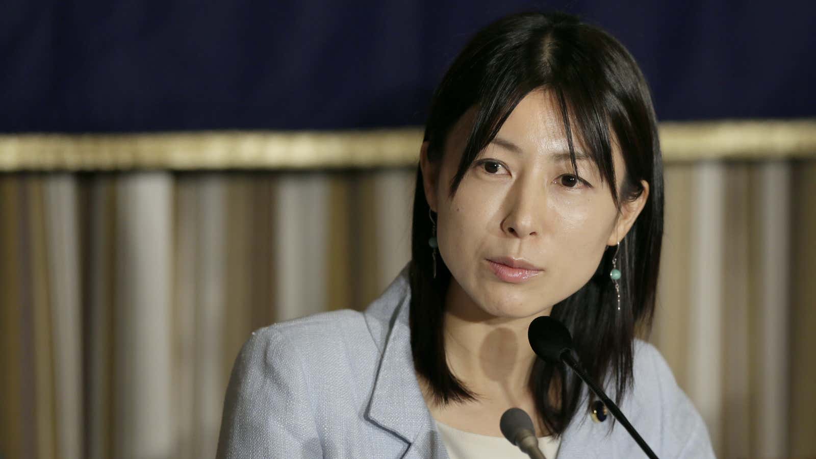 Tokyo assemblywoman Ayaka Shiomura in 2014.