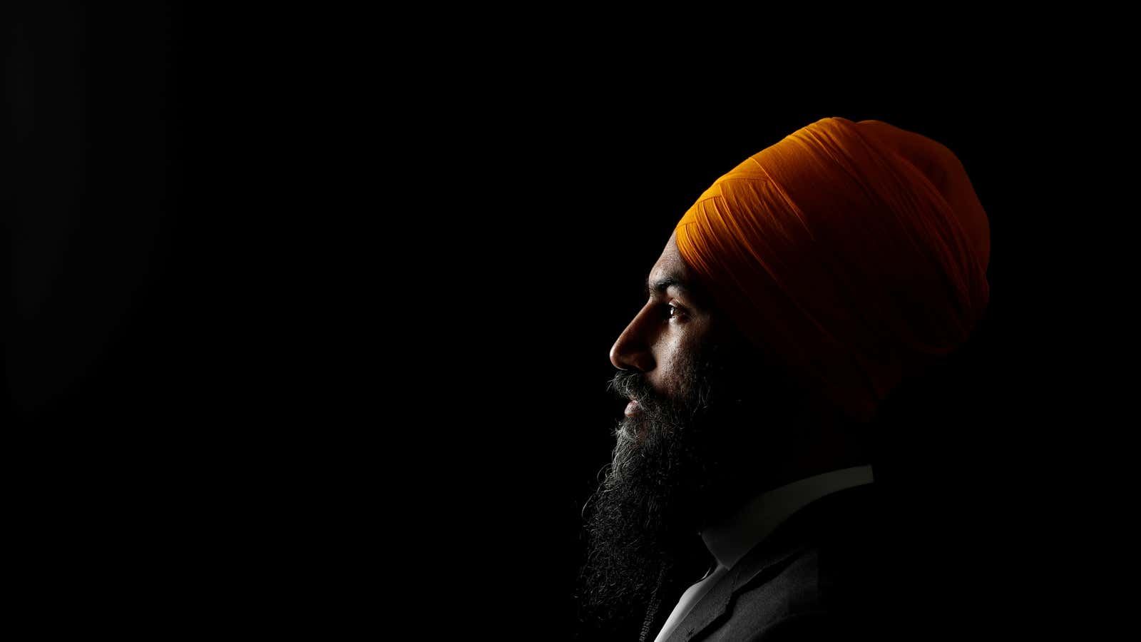 The first ethnic minority to lead a major Canadian party.