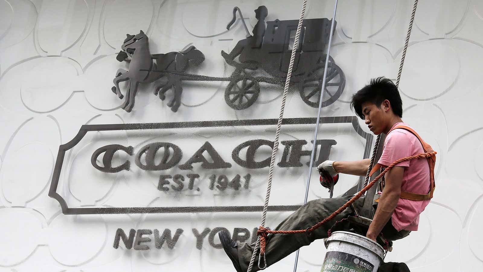 Coach’s sales are falling in the US, but climbing in China.