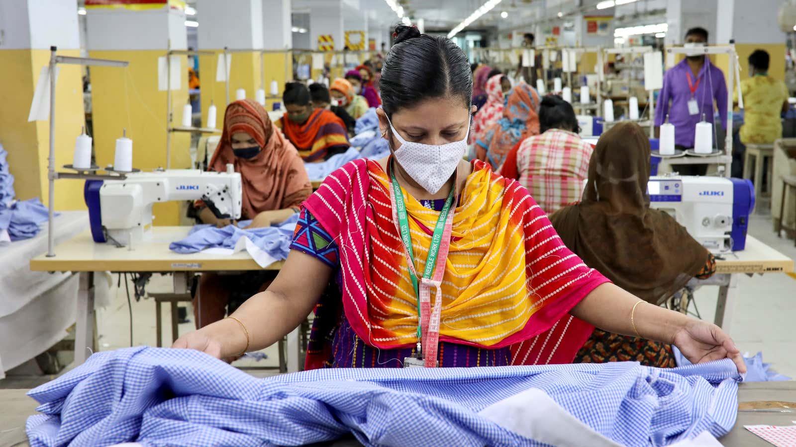 Garment workers in countries such as Bangladesh have seen their incomes fall as fashion companies cut their orders.