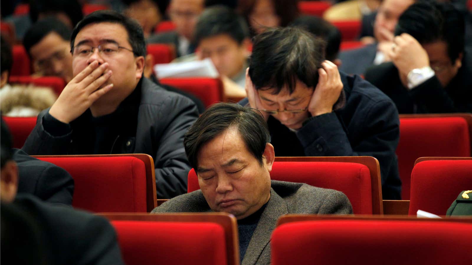 Presentations put people to sleep.